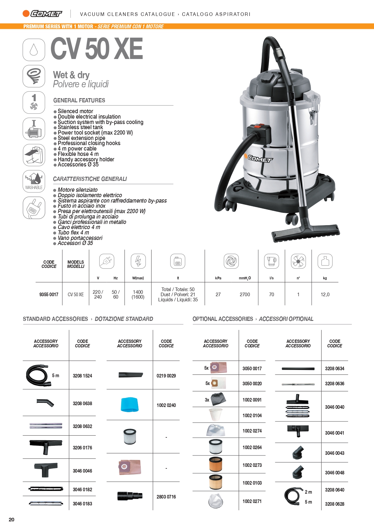 CV50 XE POLVO+ LIQUIDO