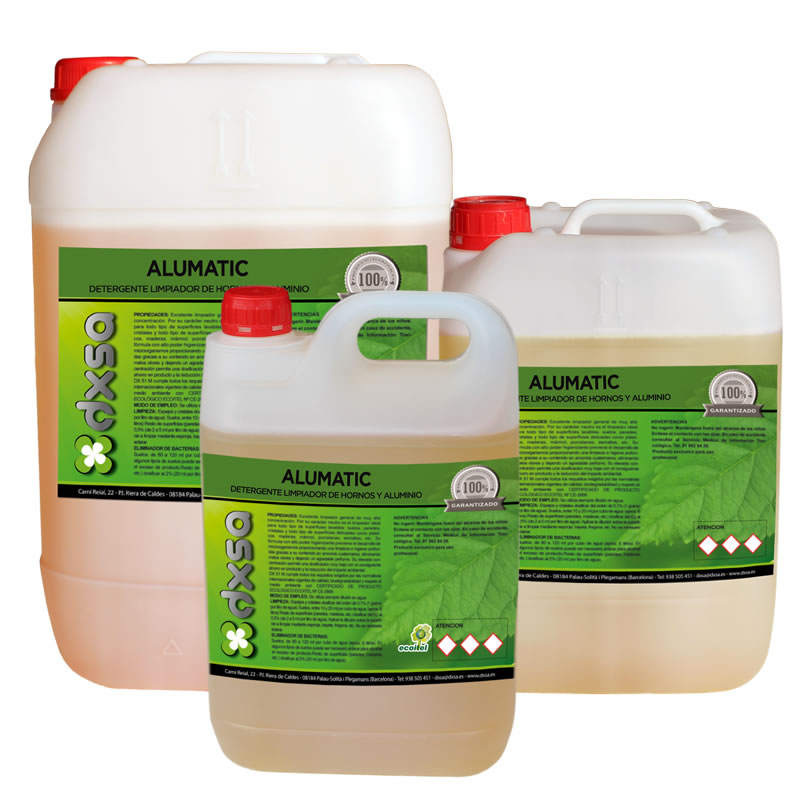 D-ALUMATIC          Detergente para el lavado automá¡tico de hornos y elementos de aluminio   30 Kg
