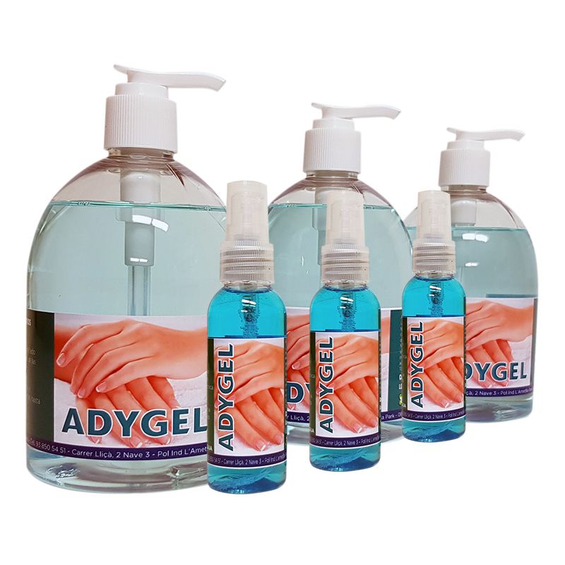 DAR-ADYGEL   Desinfectante virucida manos y superficies  50 und. x 75 ml