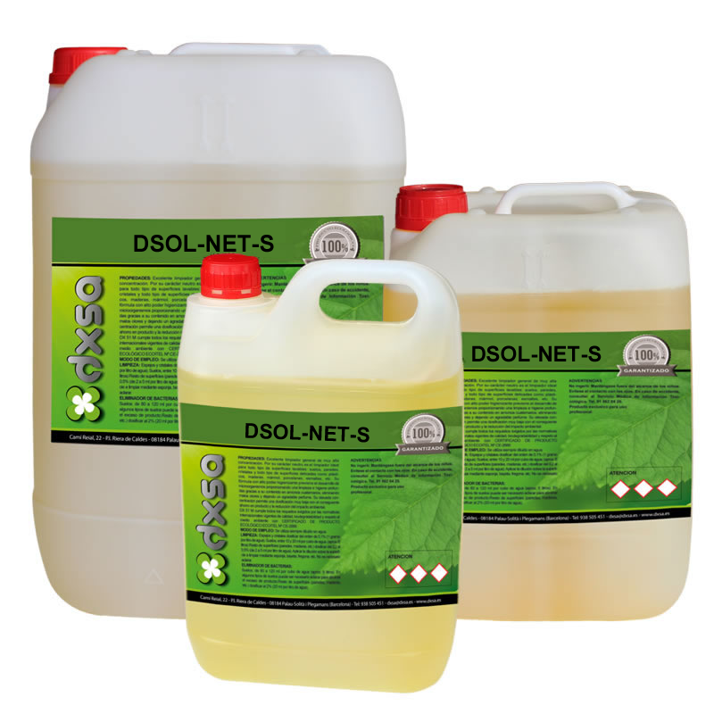 DSOL-NET-S      Detergente perfumado uso general aroma suavizante   5 l
