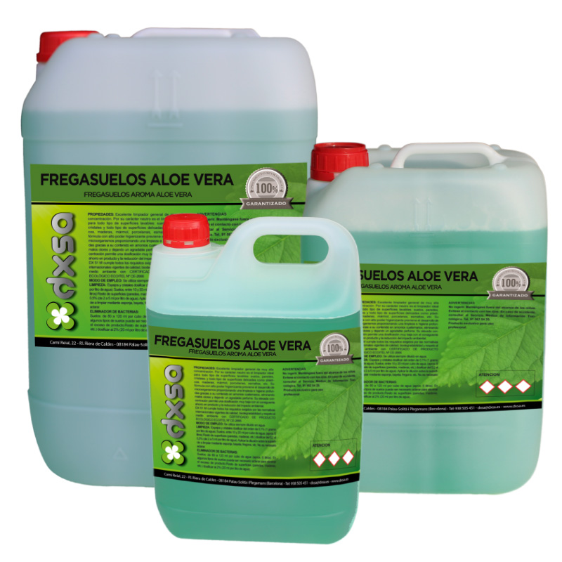 FREGASUELOS ALOE VERA      Fregasuelos con aroma a aloe vera   5 l
