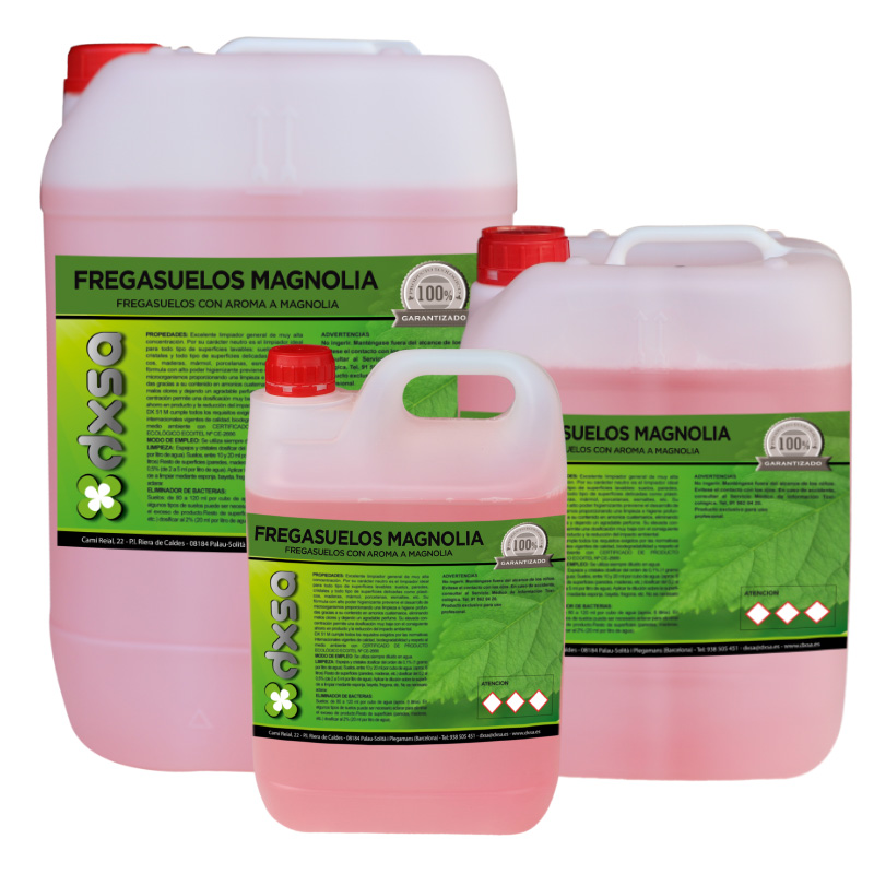 FREGASUELOS MAGNOLIA      Fregasuelos con aroma a magnolia   5 l