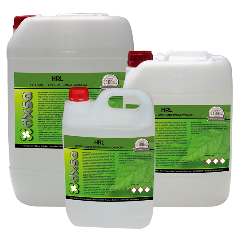 HRL  Reforzante humectante para lavadora  5 Kg