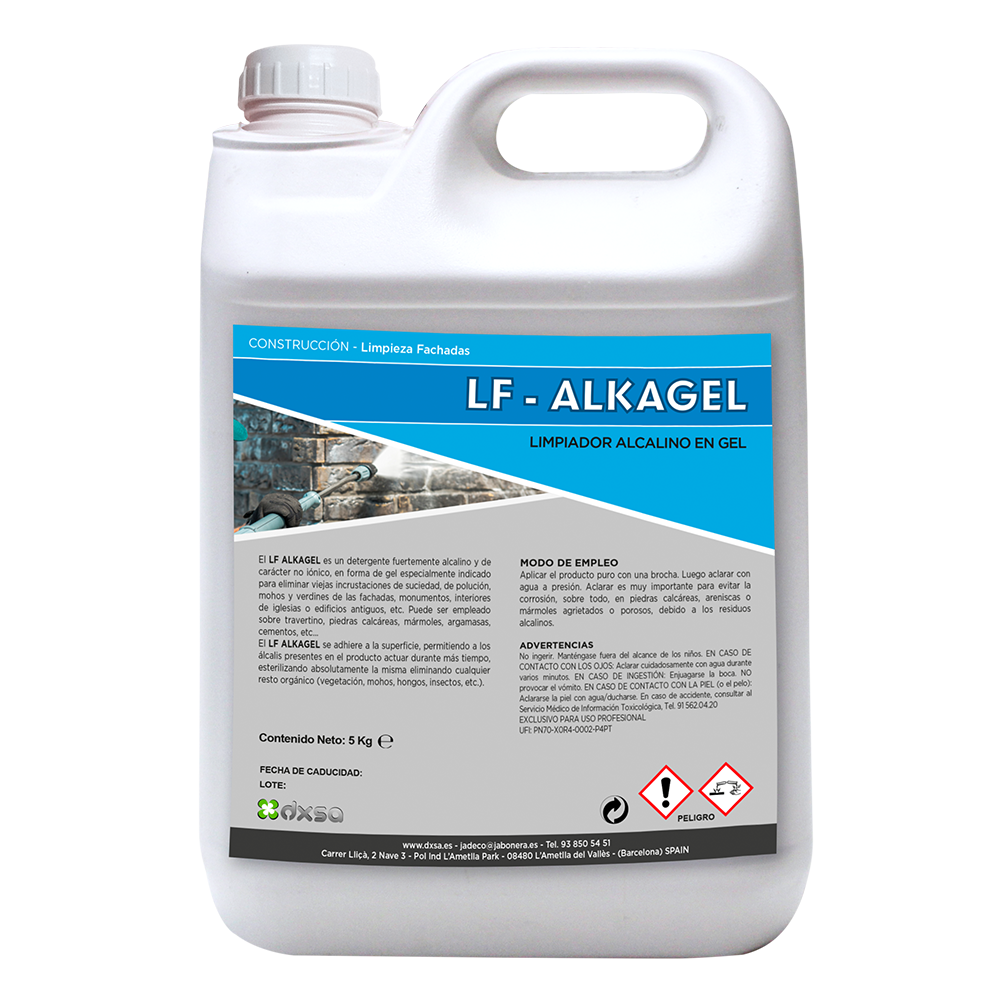 LF ALKAGEL    Producto alcalino en gel5 Kg