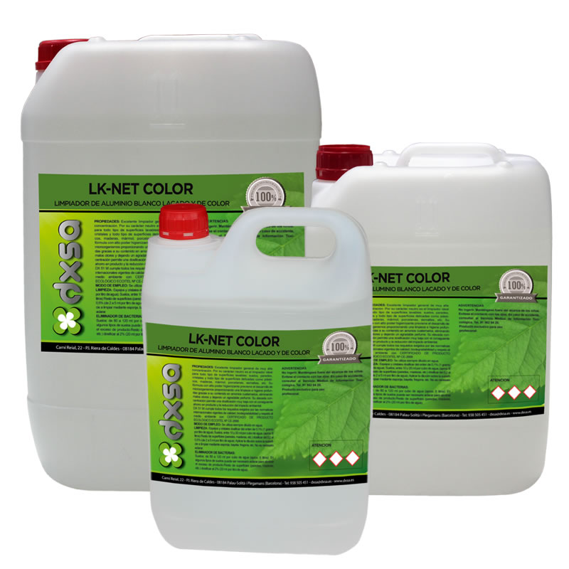 LK-NET COLOR      Limpiador recuperador para aluminio blanco lacado y de color   5 l