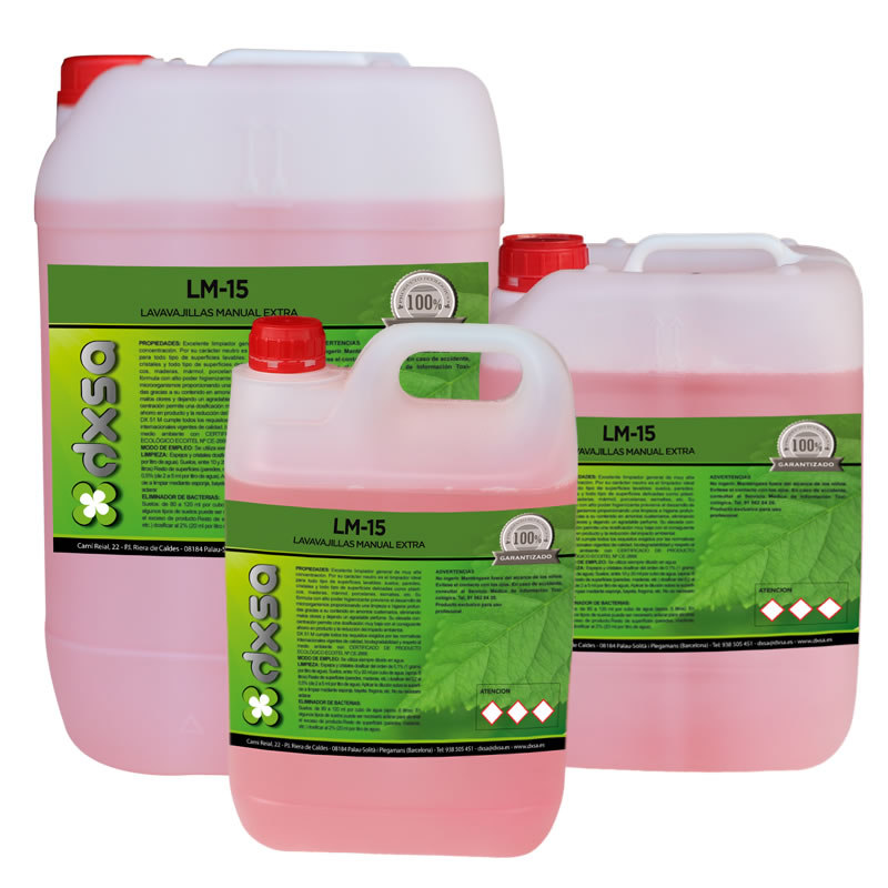 LM-15 TENSOLIM          Lavavajillas manual extra granate   25 Kg