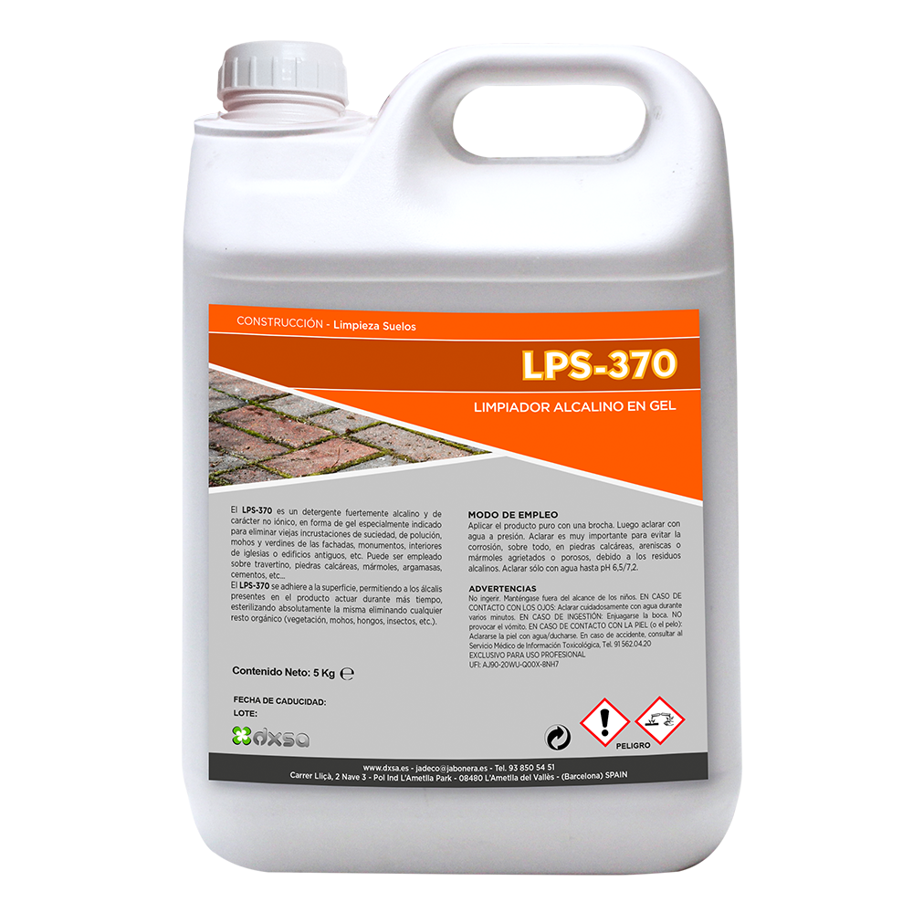 LPS-370    Producto alcalino en gel 10 Kg