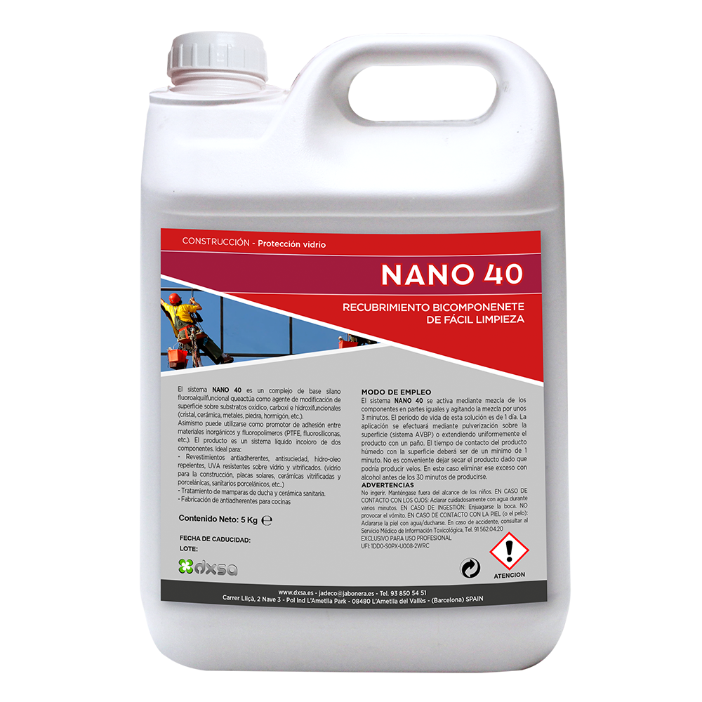NANO 40     Recubrimiento bicomponente de facil limpieza 10 Kg
