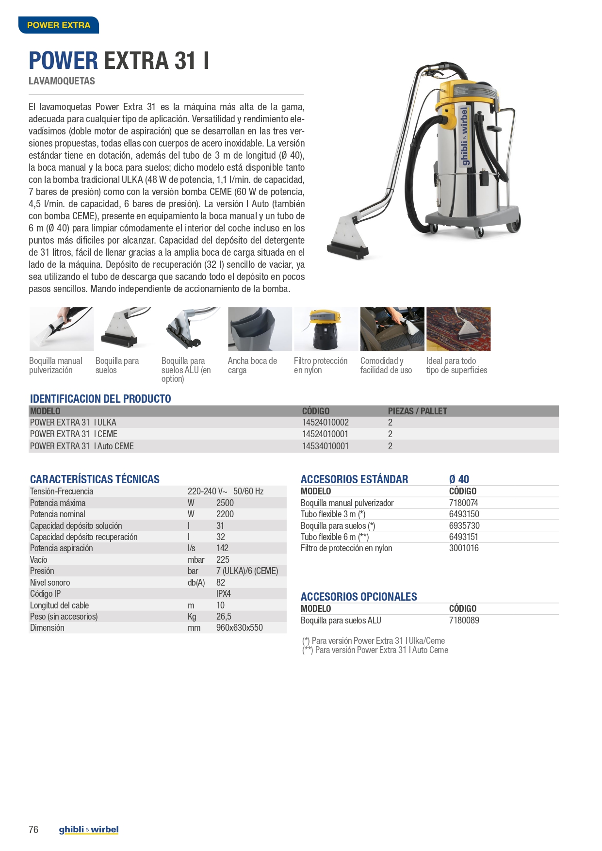 POWER EXTRA 31 I Auto CEME
