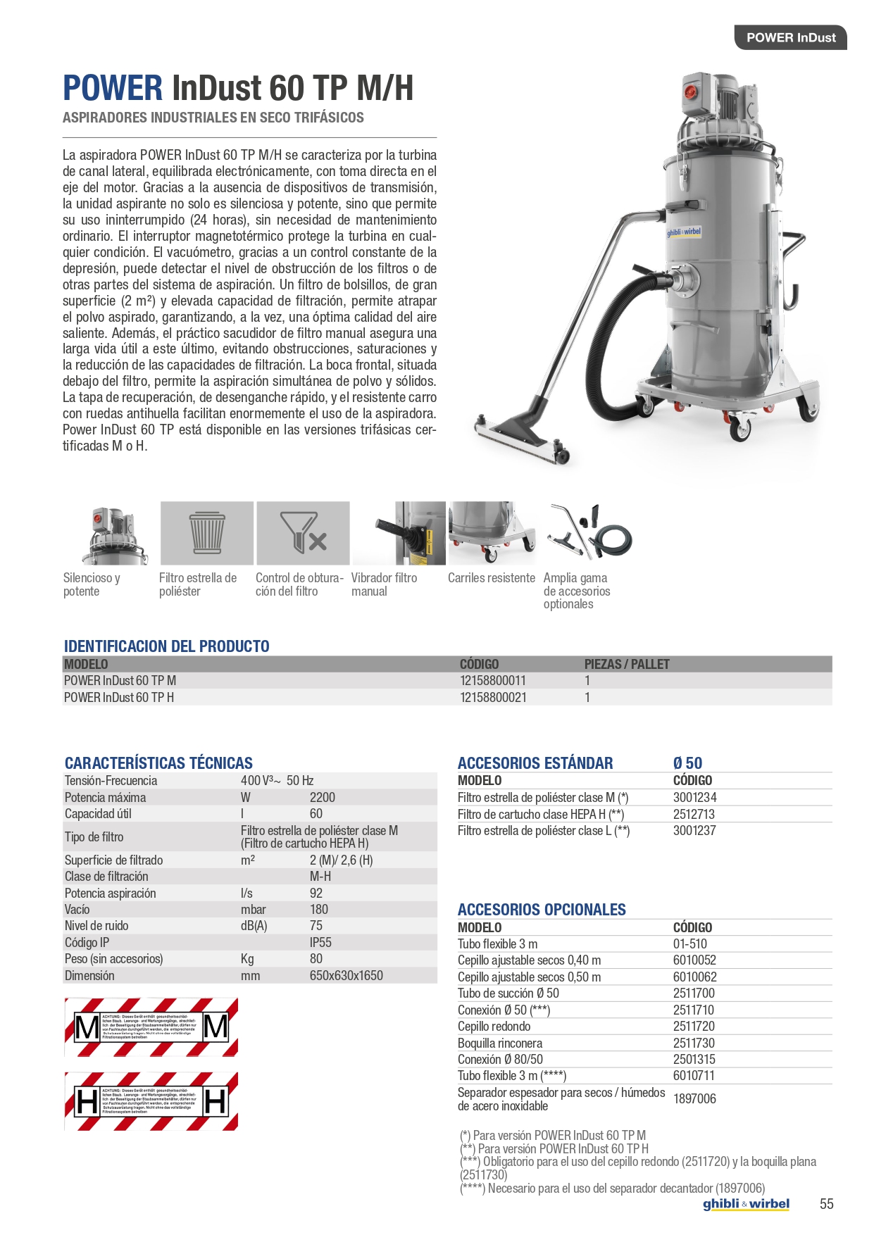 POWER InDust 60 TP M
