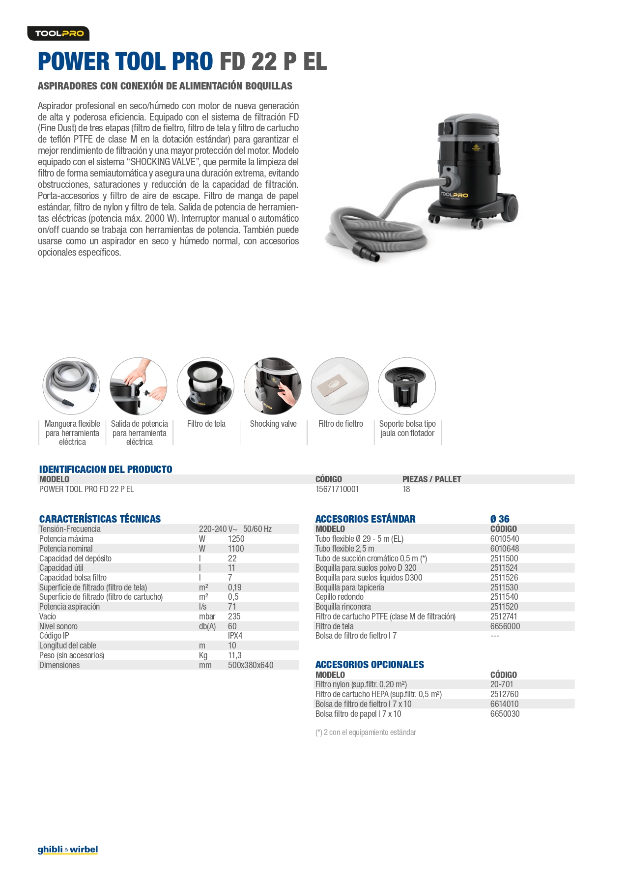 POWER TOOL PRO FD 22 P EL