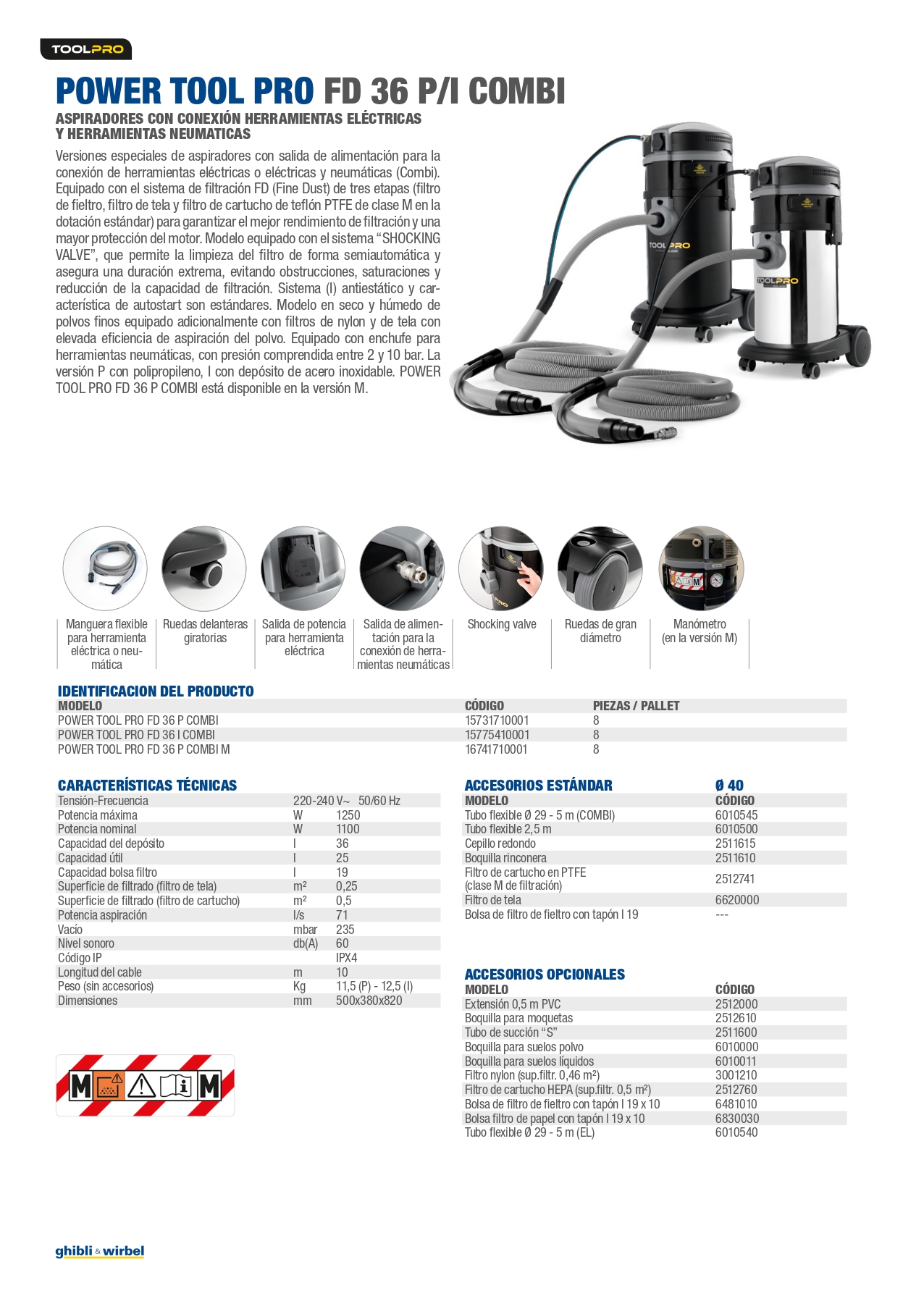 POWER TOOL PRO FD 36 I COMBI