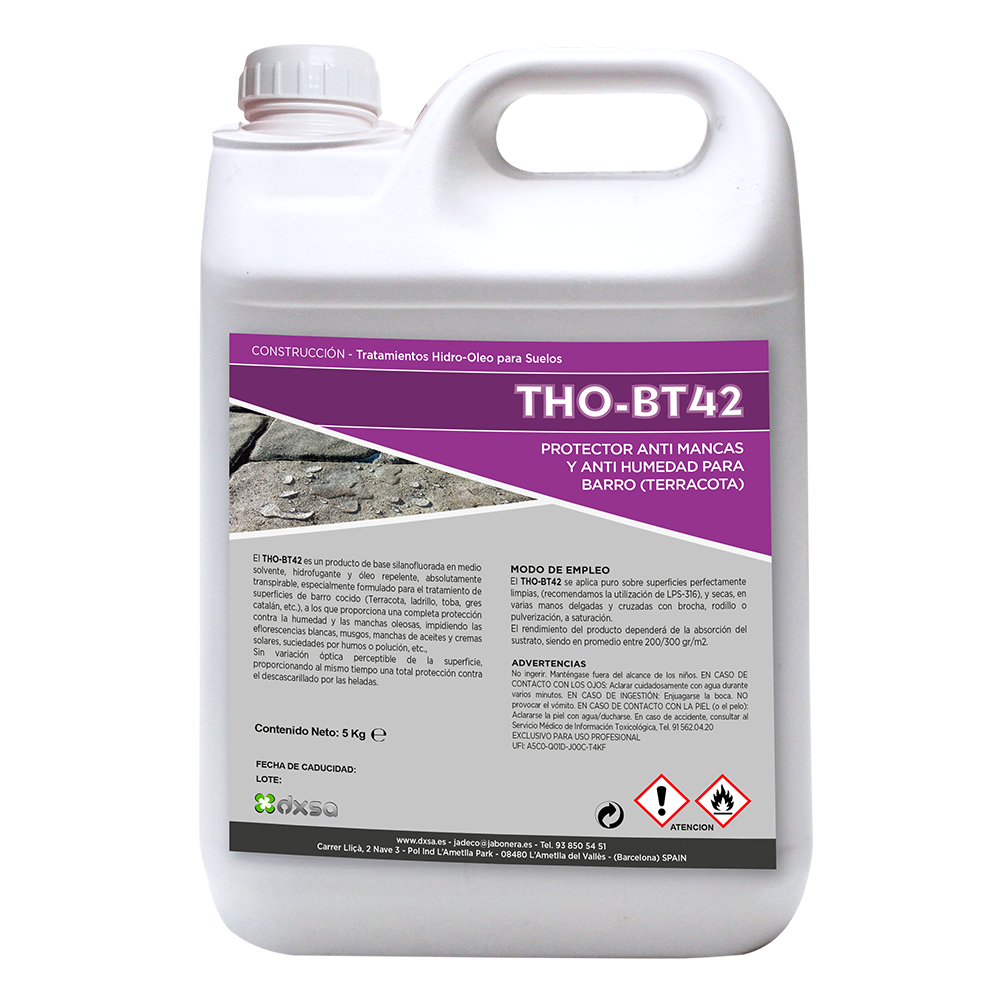 THO-BT42    Protector anti-manchas y anti humedad para barro 10 Kg