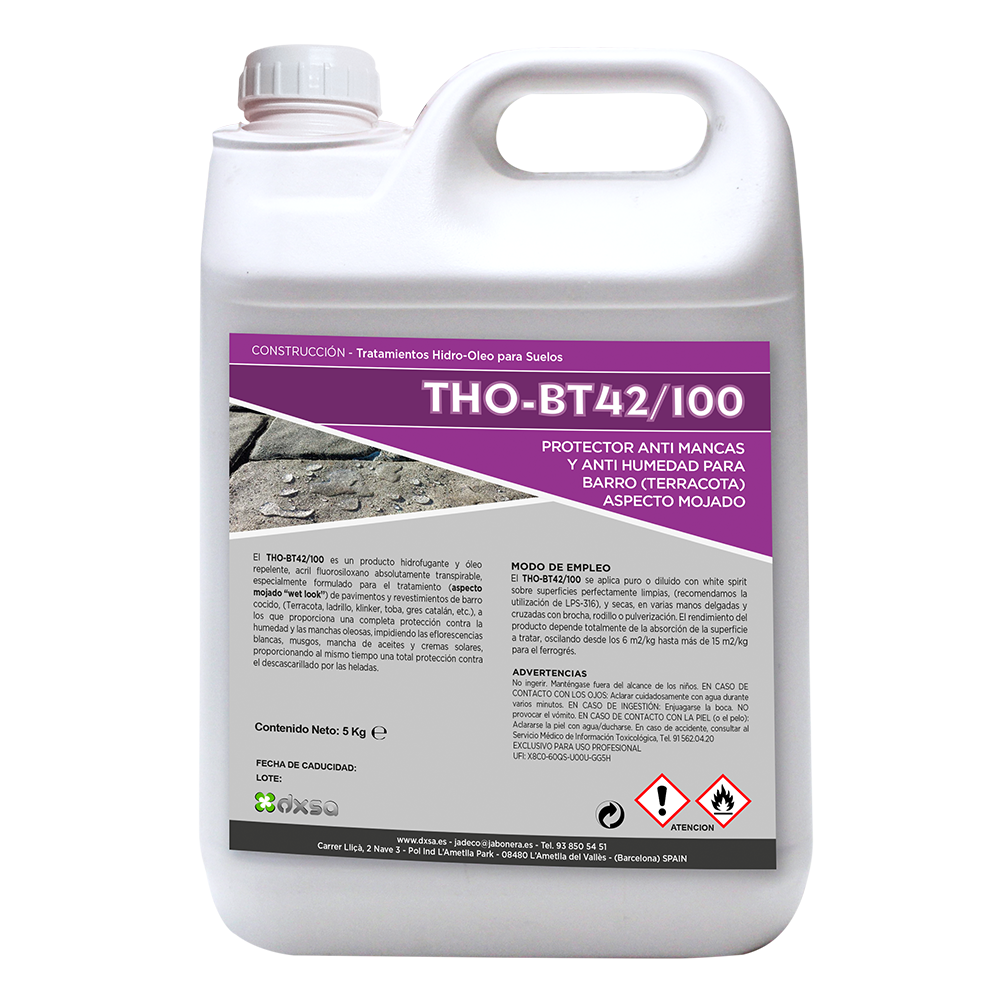 THO-BT42/100    Protector anti-manchas y anti humedad para barro 5 Kg
